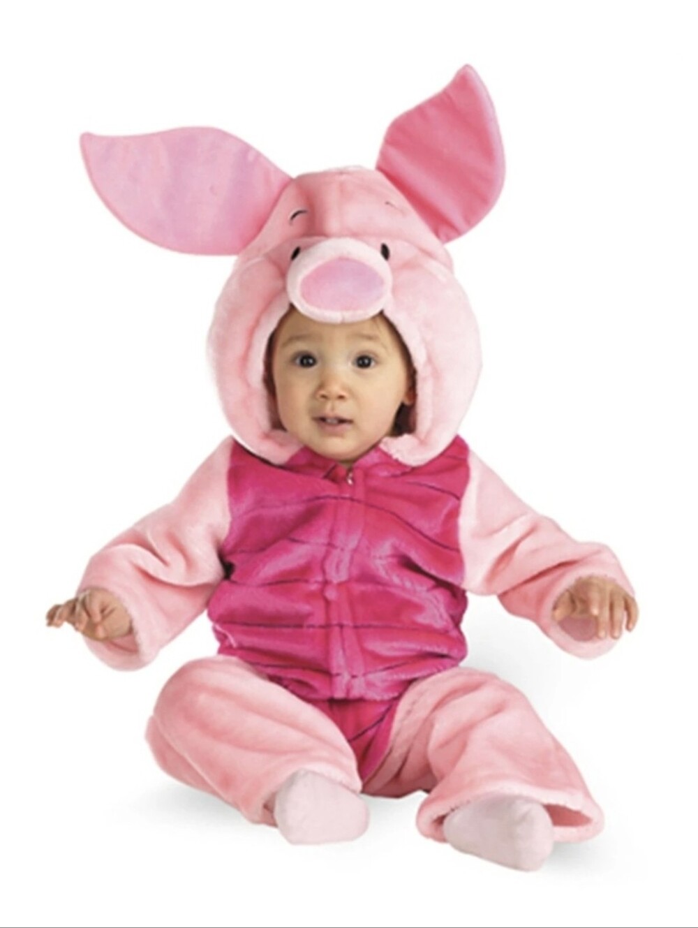Disney Piglet Plush Costume 12-18M Winnie the Pooh Baby Halloween VTG Style